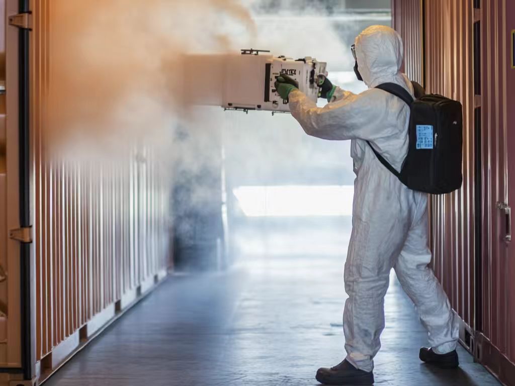 container fumigation process