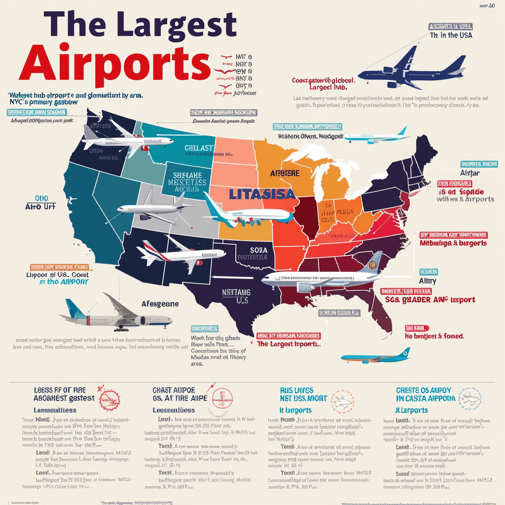 The Largest 20 Airports in USA