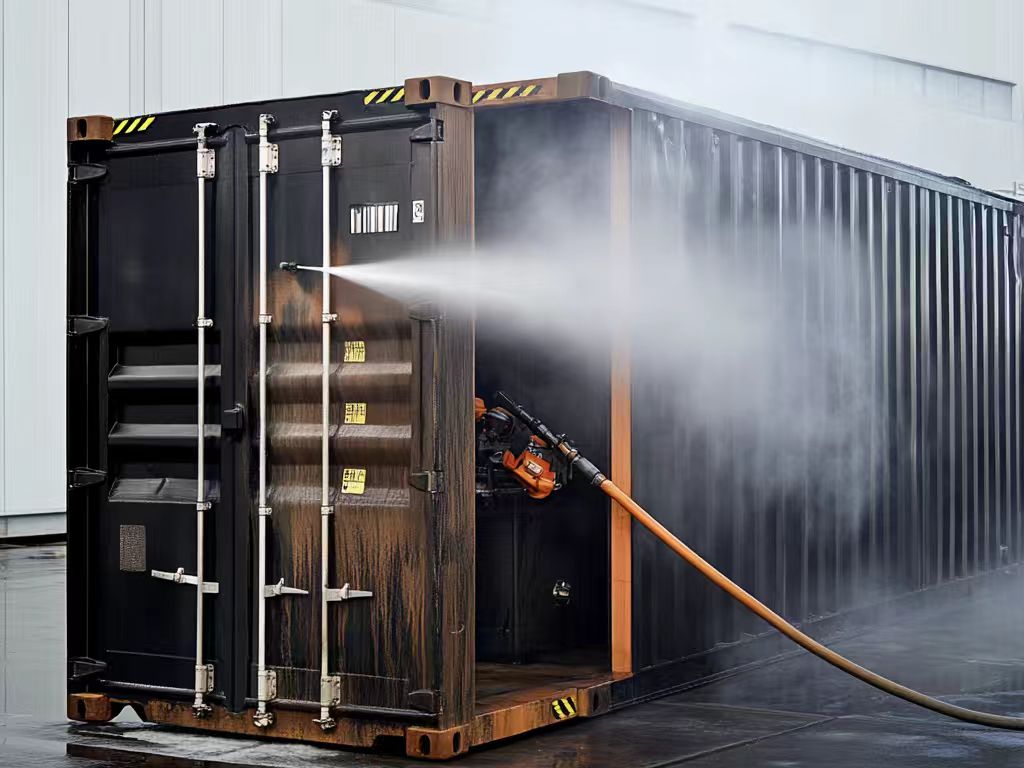 Container fumigation