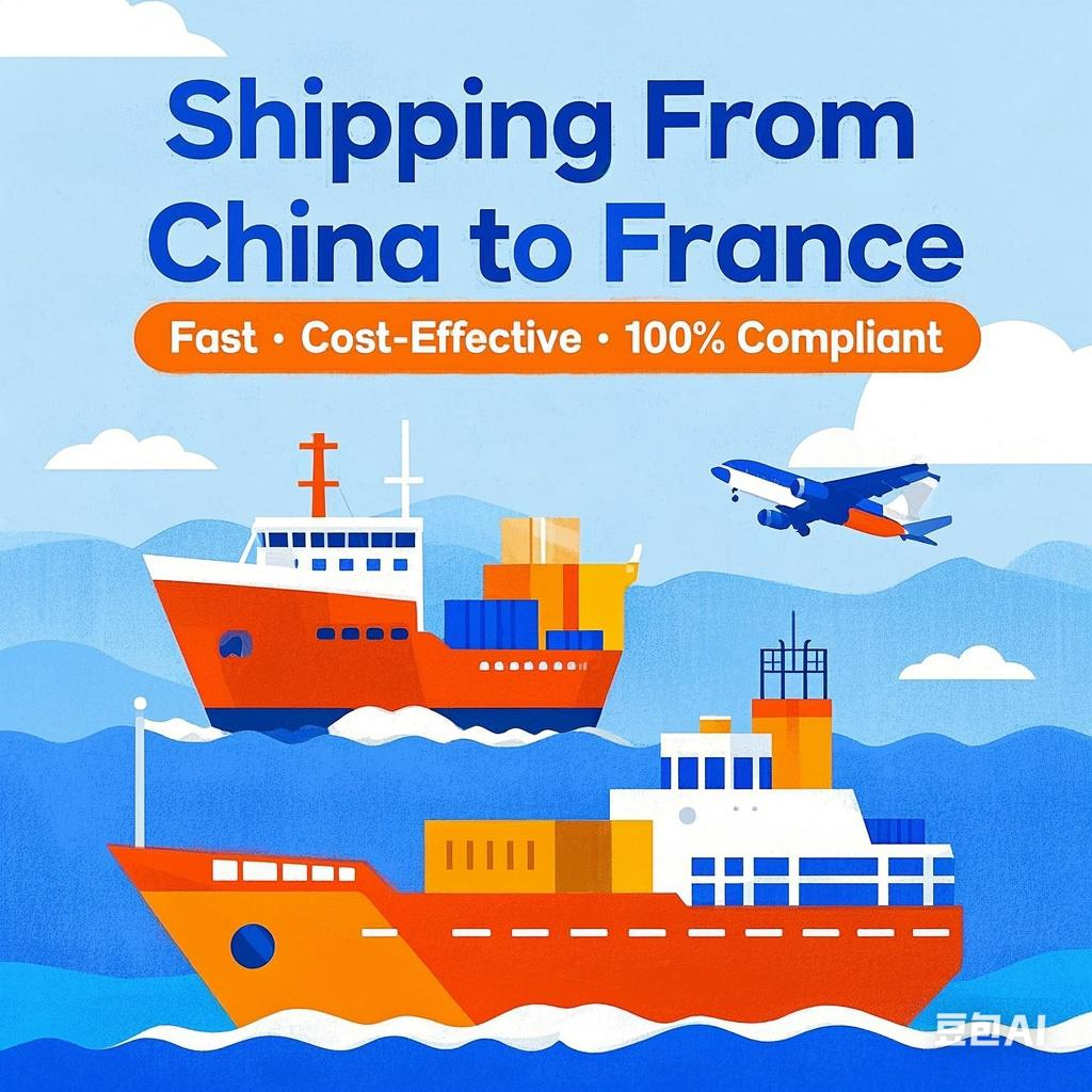 shipping from china to France