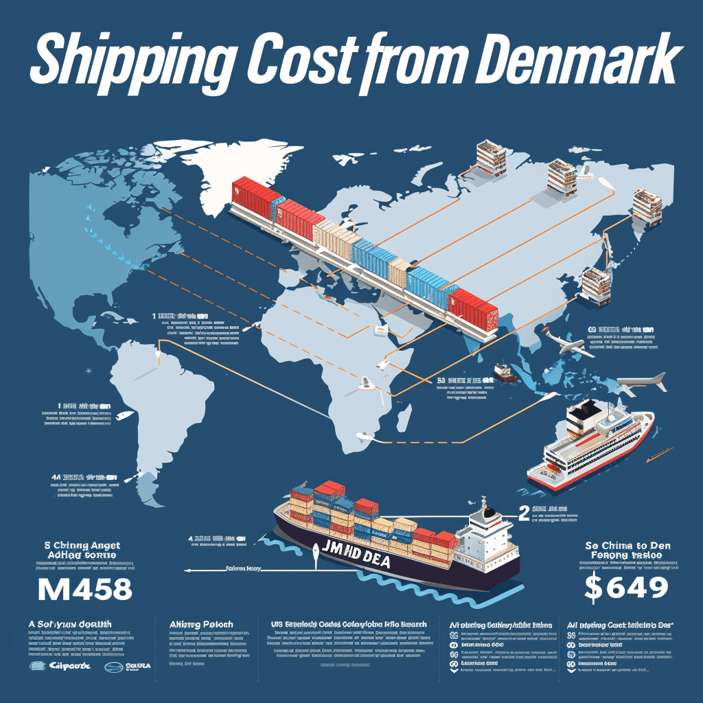 shipping from china to Denmark