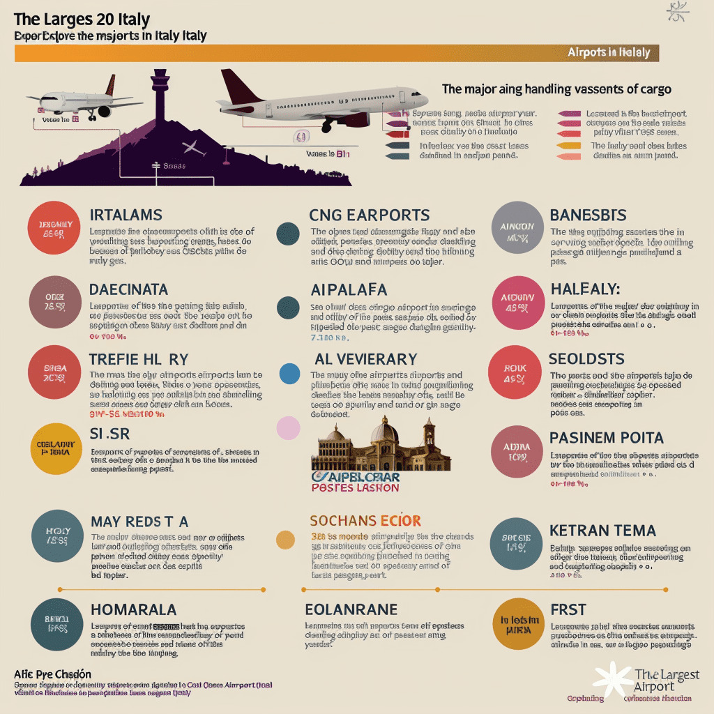The Largest 20 Airports in Italy
