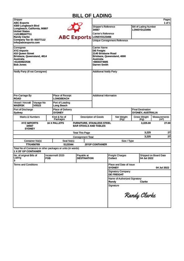 house airway bill tracking