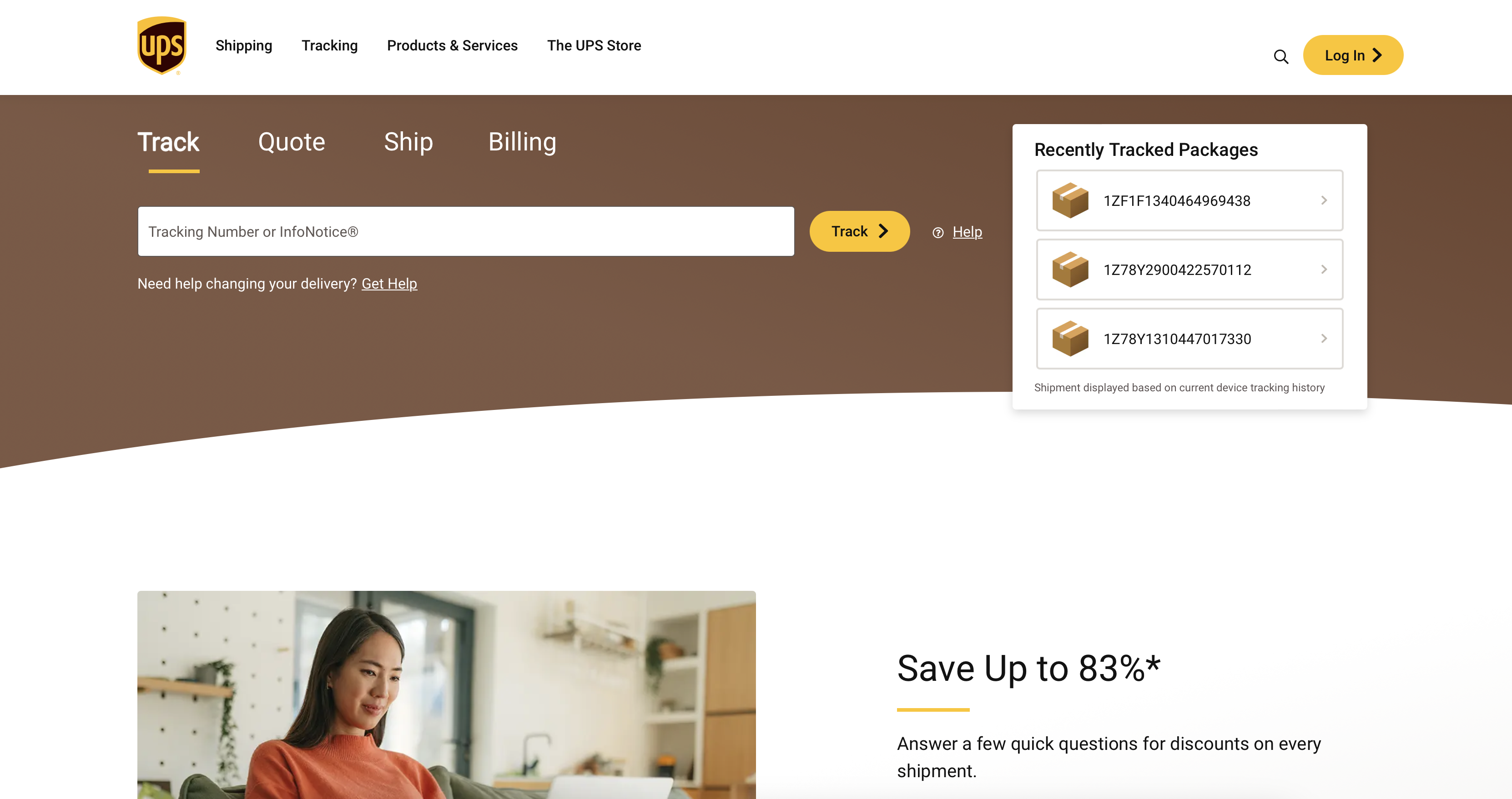 ups tracking number